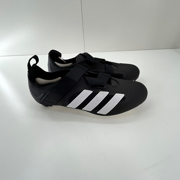 Adidas The Indoor Cycling Shoes Black White Stripe Men's 6.5 Women's 7.5 New - Picture 4 of 7